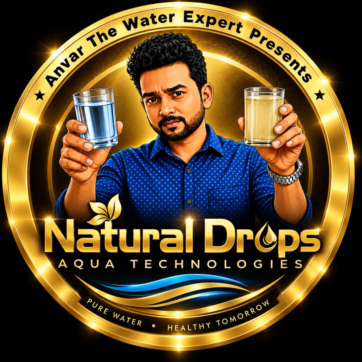 Natural Drops Aqua Technologies logo
